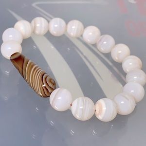 CLEAR MEMORY NATURAL BRACELET